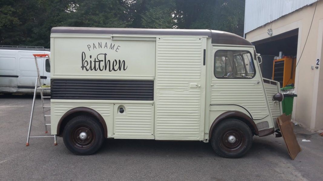 Covering de food truck vintage Paname Kitchen